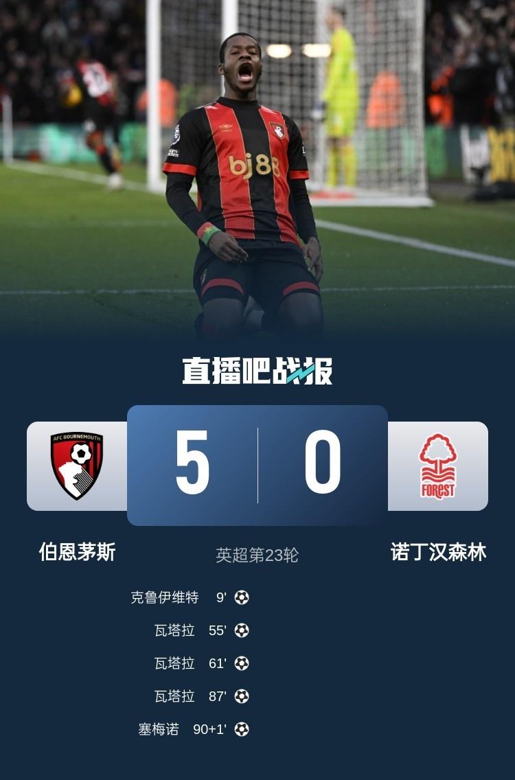 伯恩茅斯新来利加盟球队，致命进球助胜的简单介绍